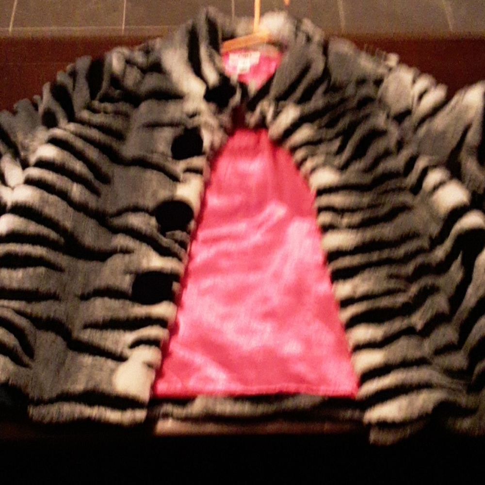 Zebra striped Coat